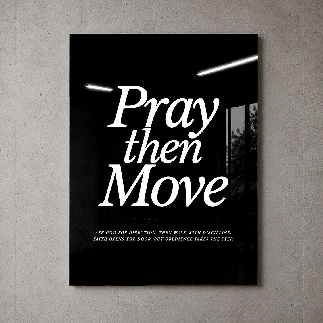 Pray Then Move - Black
