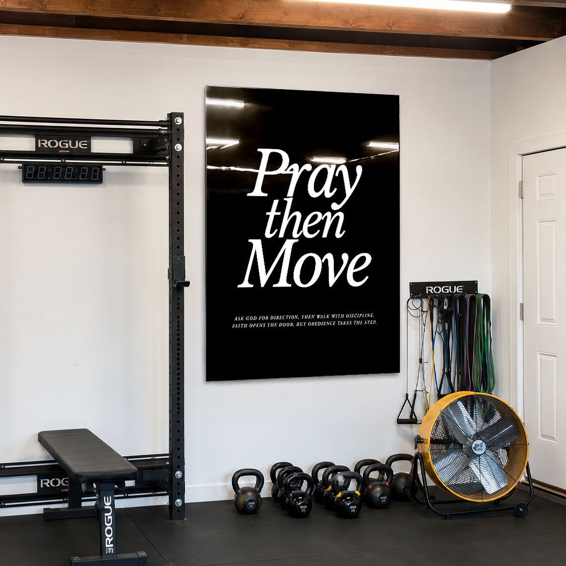 Pray Then Move - Black
