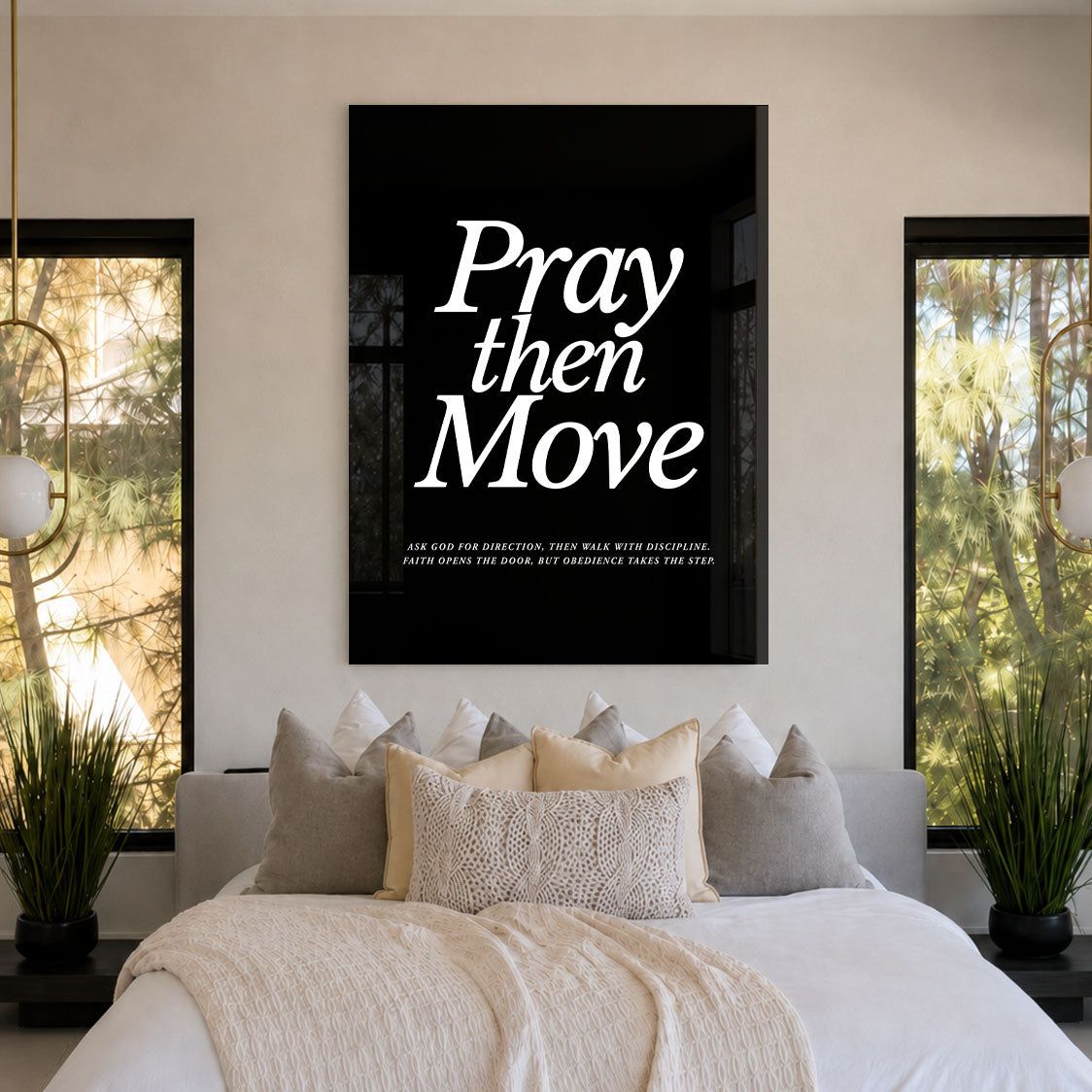 Pray Then Move - Black