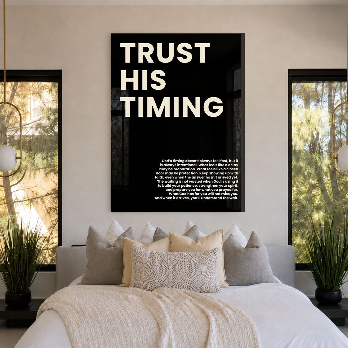 Trust His Timing