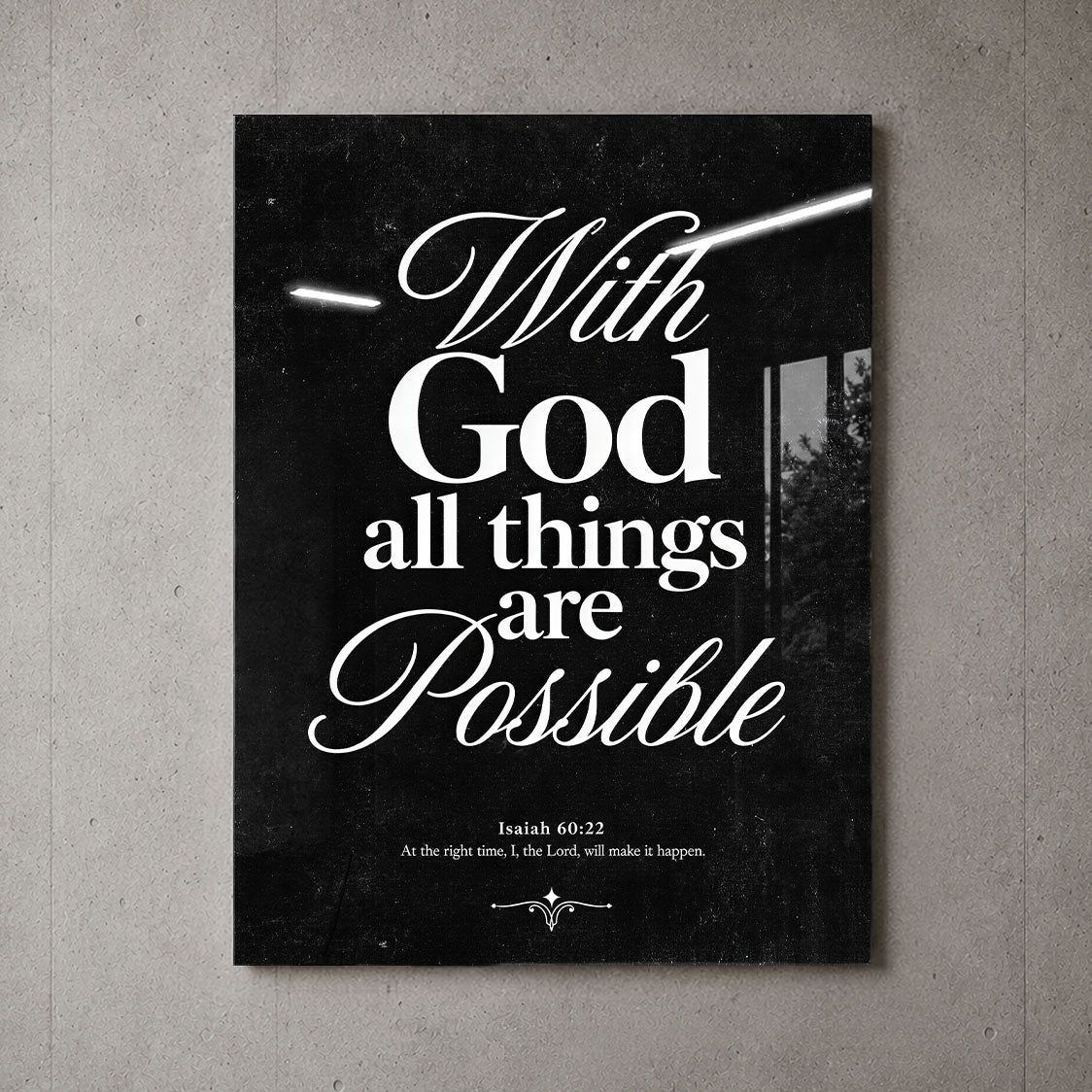 With God All Things Are Possible