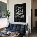 With God All Things Are Possible