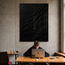 Faith - Black Sand acrylic wall art — workspace