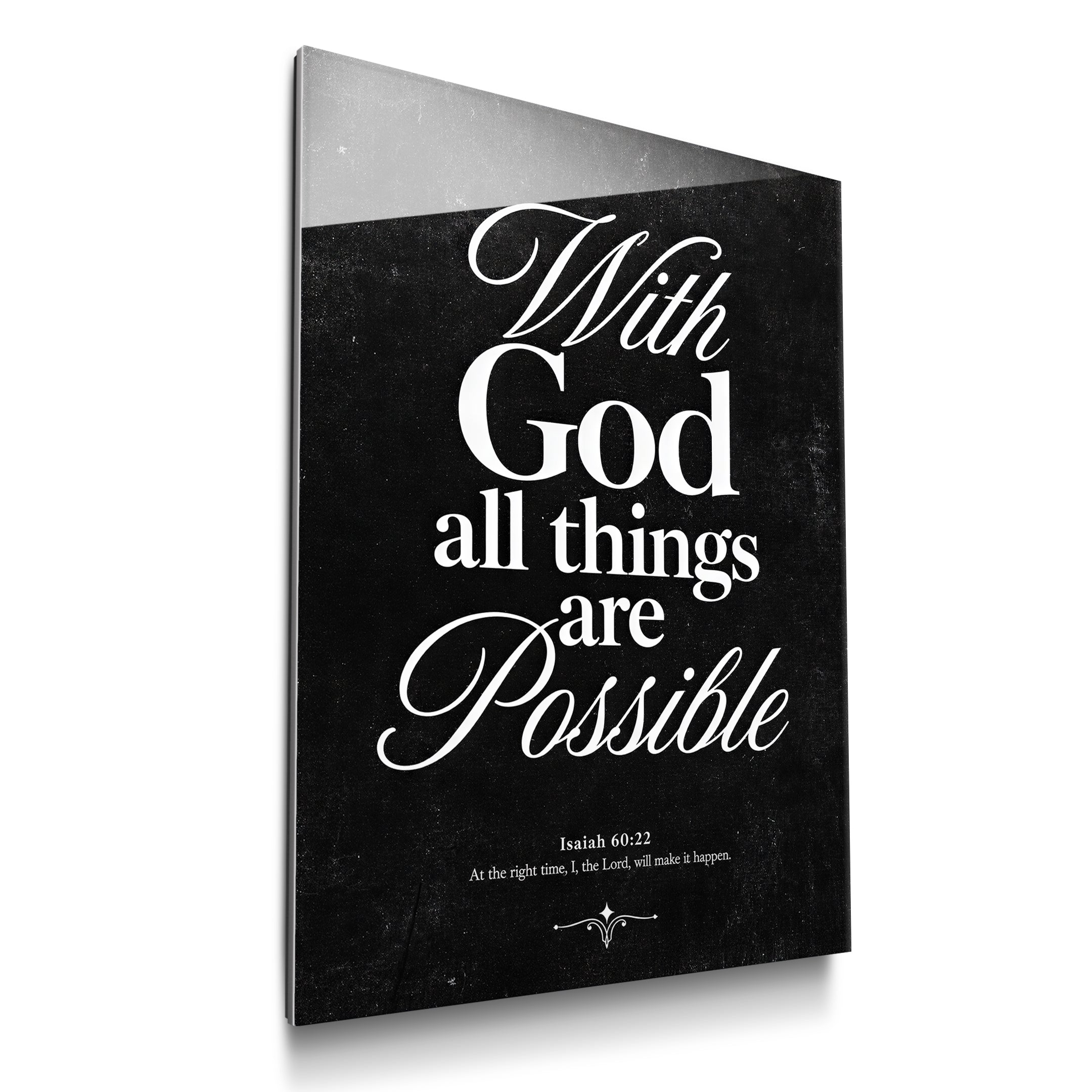 With God All Things Are Possible